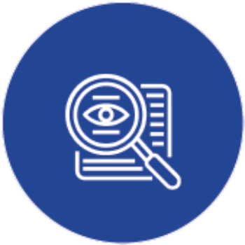 Magnifying Glass on a Document Icon